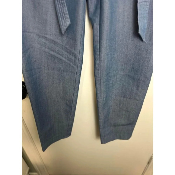 Loft women’s  blue chambray pants size 2 #0836 - Picture 4 of 8
